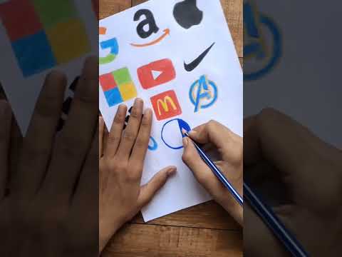 famous logo drawing