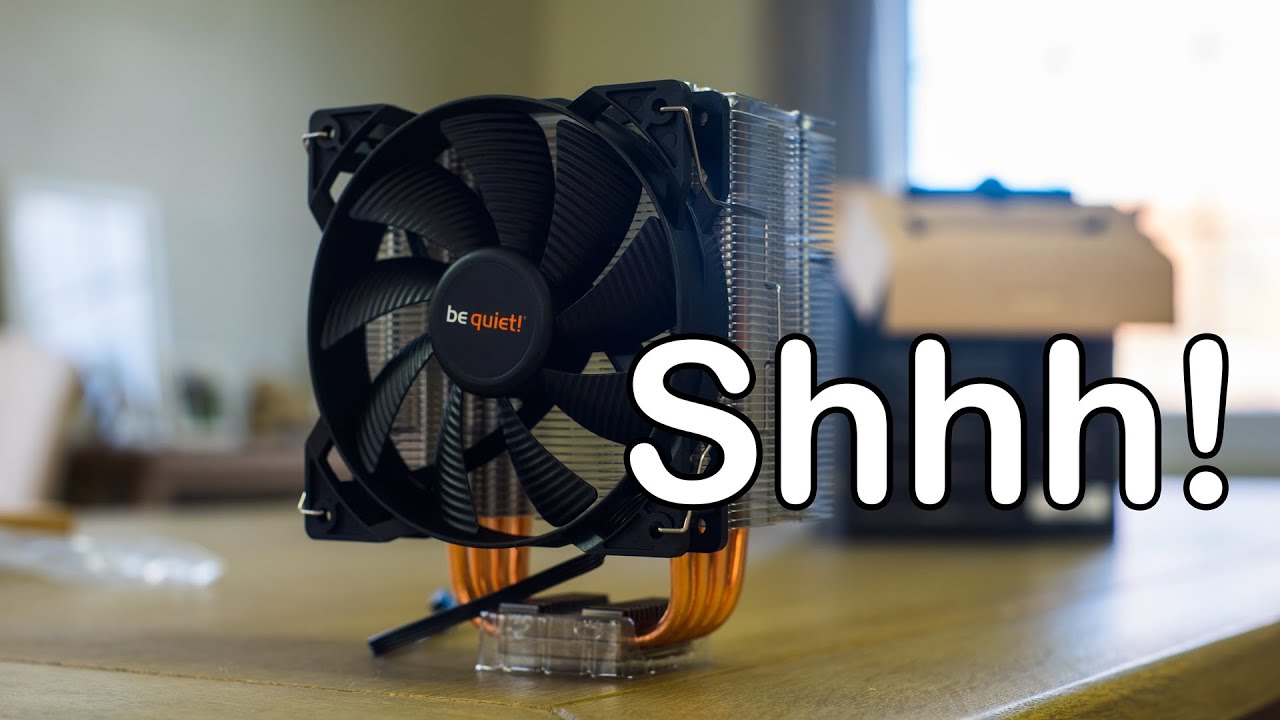 Quiet Pure Rock CPU Cooler Review - YouTube