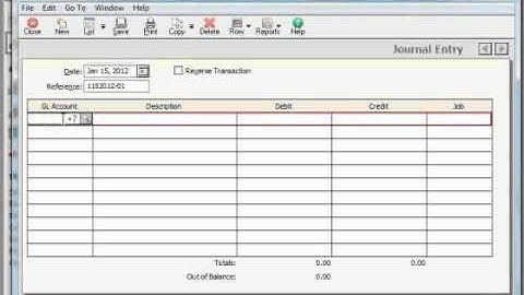 Sage 50 Tutorial Adding General Journal Entries Sage Training Lesson 3.5