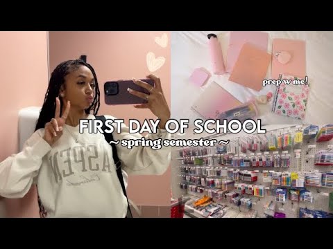 GRWM first day
