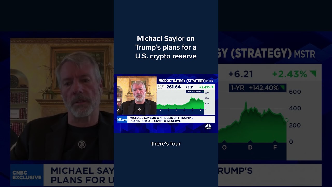 Michael Saylor on Trump's plans for a U.S. crypto reserve