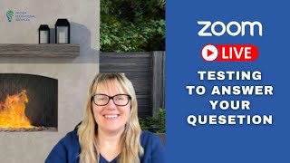 Testing if Zoom Immersive View Works in a YouTube Live Stream