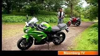 The Ninja 650 and the Monster 795 battle for supremacy.