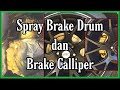 25 spray brake drum dan brake calliper  nissan almera