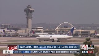 State Department issues worldwide travel alert due to increased terrorist threats