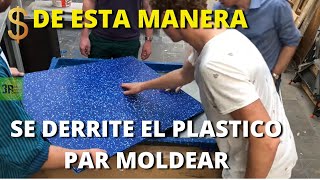 Como derretir plastico para moldear/ reciclaje de botellas plasticas