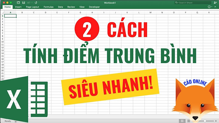 Tính nhanh điểm trung bình trong excel năm 2024