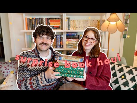 My Husband Picks My Book Haul!! *Surprise Unboxing*