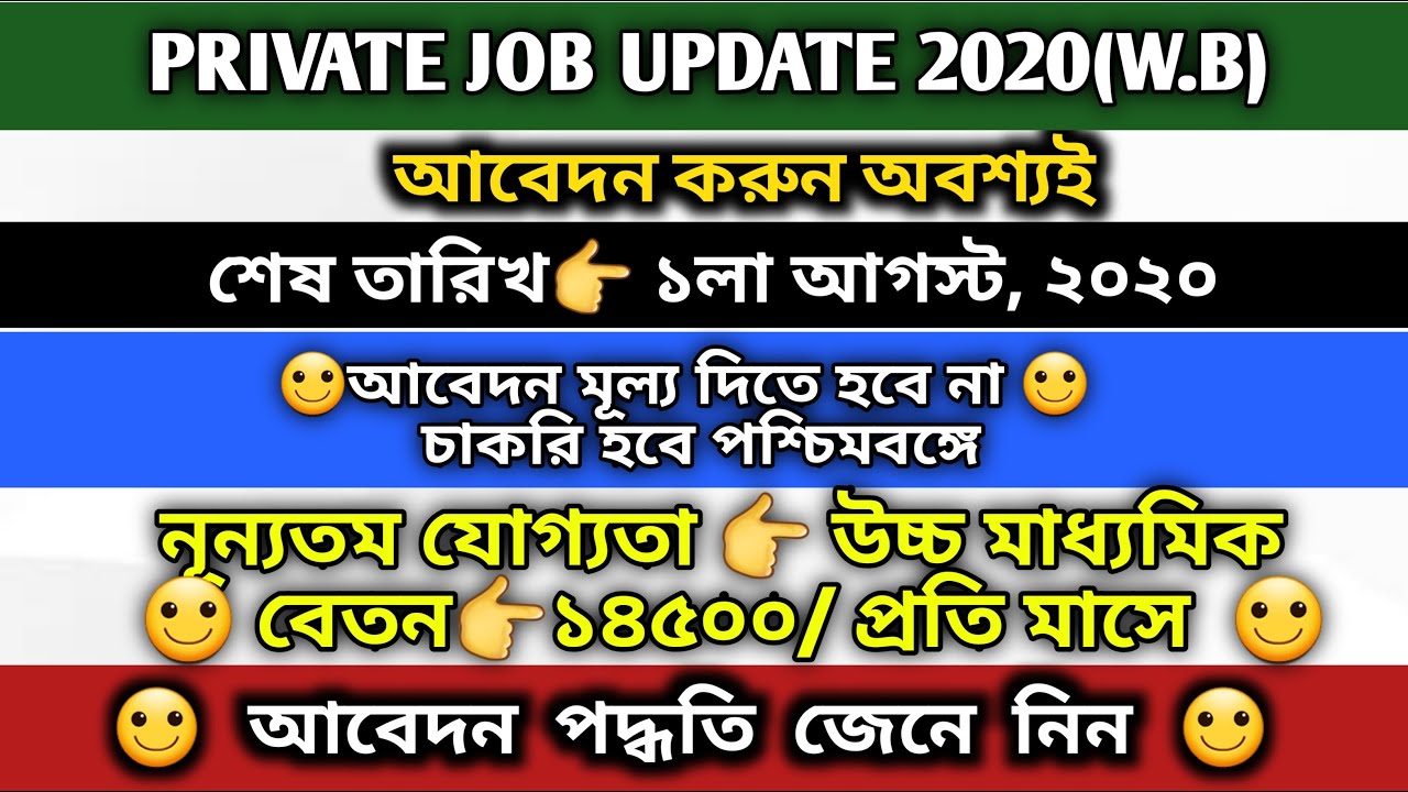 job vacancy near me for 12th pass west bengal