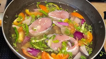 Tasty Boil fish Recipe | How to cook fish curry in Naga style ? | Oil free recipe | Steamed fish