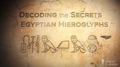 Decoding The Secrets Of Egyptian Hieroglyphs Part 13 of 24