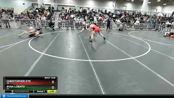 145 Lbs Champ. Round 2 - Christopher Dye, AR Vs Ry...