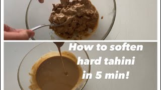 Has Your Tahini Become Hard? This Is How You Turn It Back Into Liquid Form In 5 Min