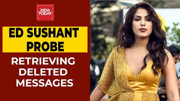 Sushant Death Case: ED Trying To Retrieve Deleted Whatsapp Messages From Rhea Chakraborty