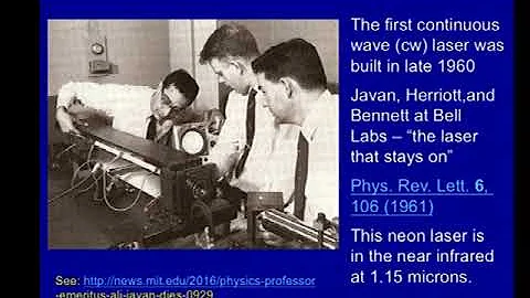 7 - 2018 Optics & Photonics Workshop: Teaching Experimental Optics, and more