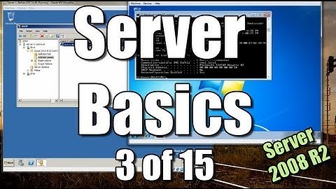 Server Basics (3) | Setup DHCP | Join Client To Domain