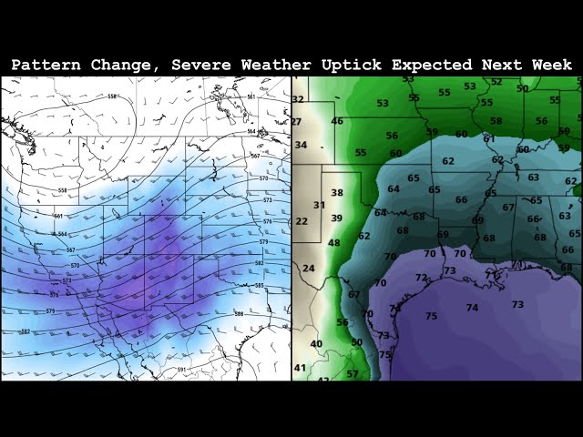 Pattern Change, Severe Weather Uptick Expected Next Week class=