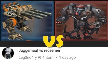 GDI Juggernaut vs Nod Redeemer