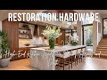 High End Kitchen Trends Inspired by Restoration Hardware with Rich Materials and Depth