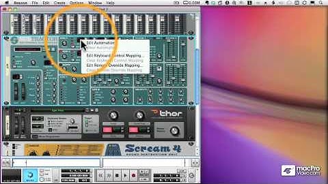 Reason 5 tutorial: 52  MIDI and Keyboard Control