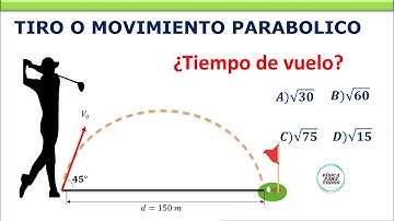 Como calcular el tiempo de vuelo - Tiro parabólico/Dinámica
