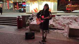 Ария — Возьми моё сердце - #кавер #песни спел под #гитару уличный #музыкант Владимир Гальцев #Moscow