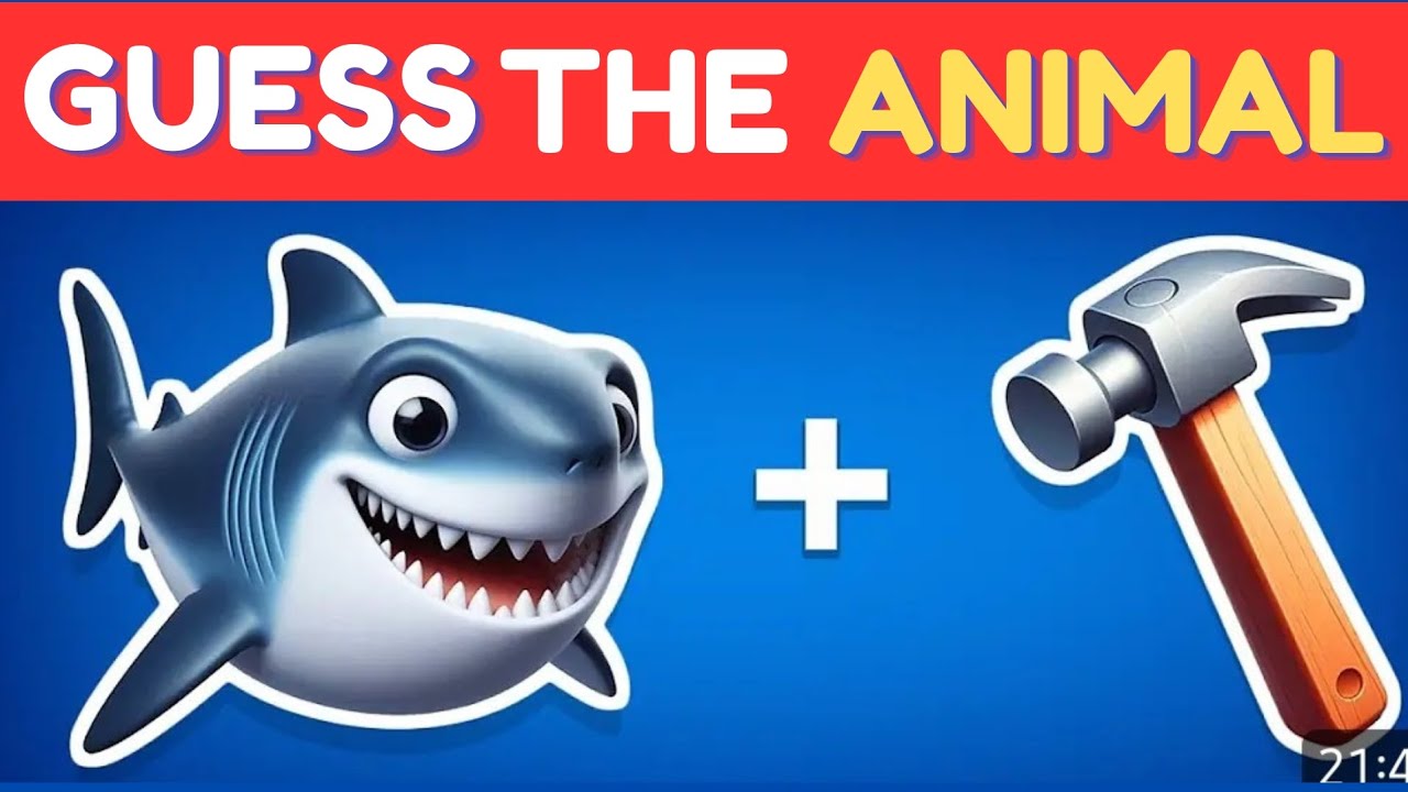 Guess the Animal by Emoji ?🐶 Emoji Quiz - YouTube