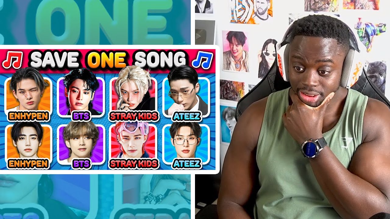 MUSALOVEL1FE Does BTS vs ENHYPEN vs STRAY KIDS vs ATEEZ Save One Song 🎵  Kpop Quiz 2025