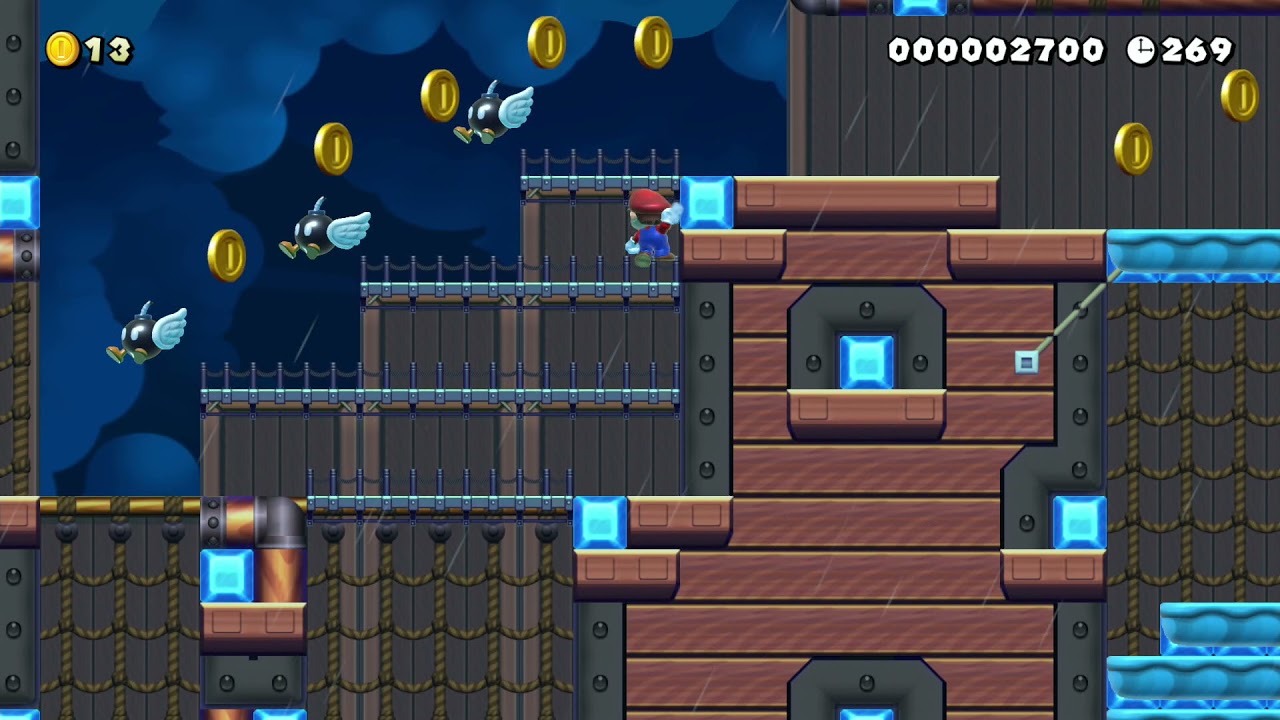 W5-A| Wendys chilly airship by ShimmySMM2 🍄 Super Mario Maker 2 ✹Switch✹ #aog