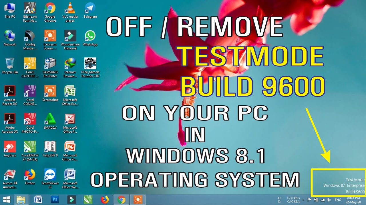 HOW TO REMOVE TEST MODE BUILD 9600 || TECHNO PORTAL - YouTube