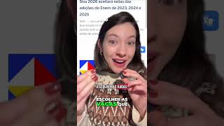 URGENTE! Novas regras do SISU 2026 ⚠️ | Use sua melhor nota! | KIT ENEM 2025 no link da bio URGENTE! Novas regras do SISU 2026 ⚠️ | Use sua melhor nota! | KIT ENEM 2025 no link da bio