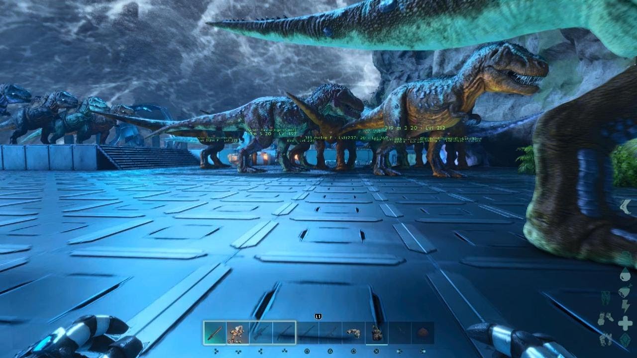 ARK Survival Ascended - Boss Rex Breeding Program Tour