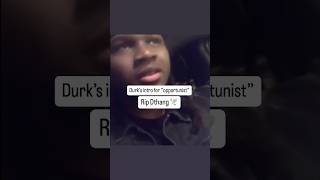 Lil Durk's intro for "opportunist" Rip Dthang #otf #banks #freesmurk #600 #dthang #drill #trending