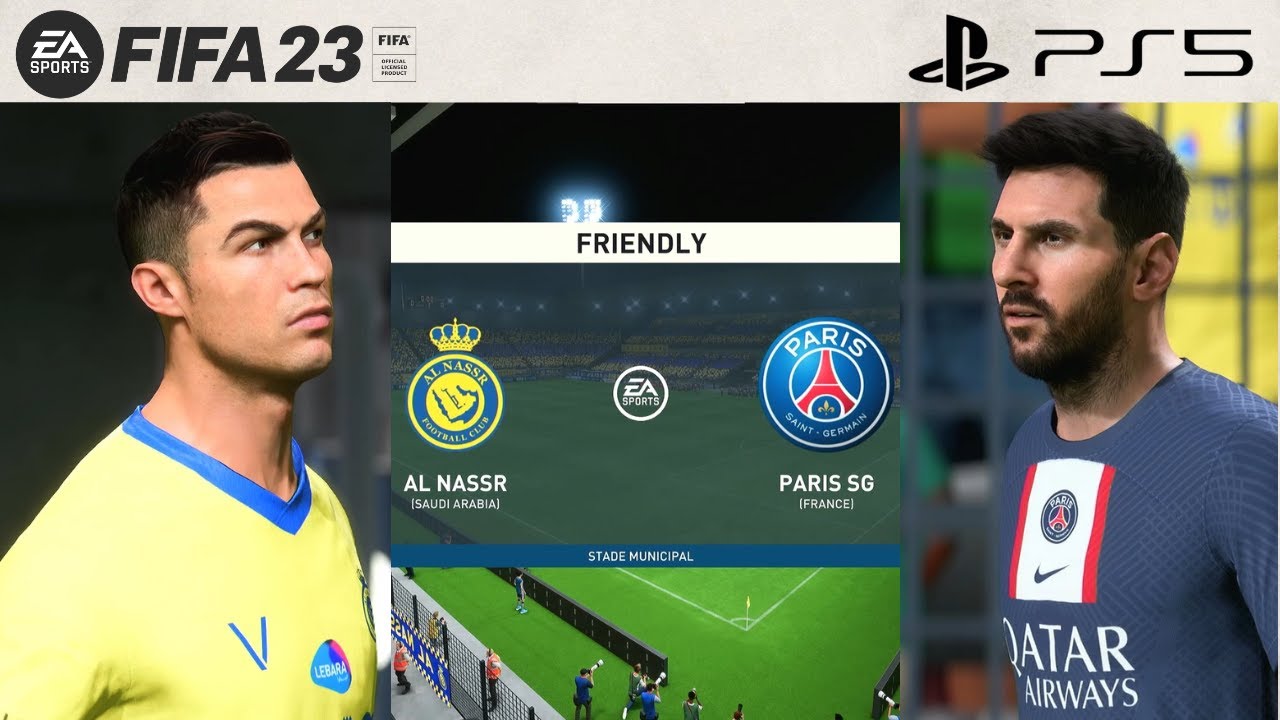 FIFA 23 | PSG vs Al Nassr | Messi vs Ronaldo | PS5 - YouTube