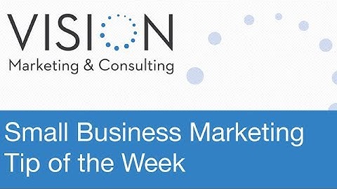 Small Business Tip of the Week: Value Proposition