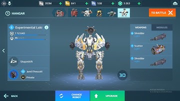 #WarRobots / Data For APPM 3TR  TASK 8/10 / Mito TheGamer