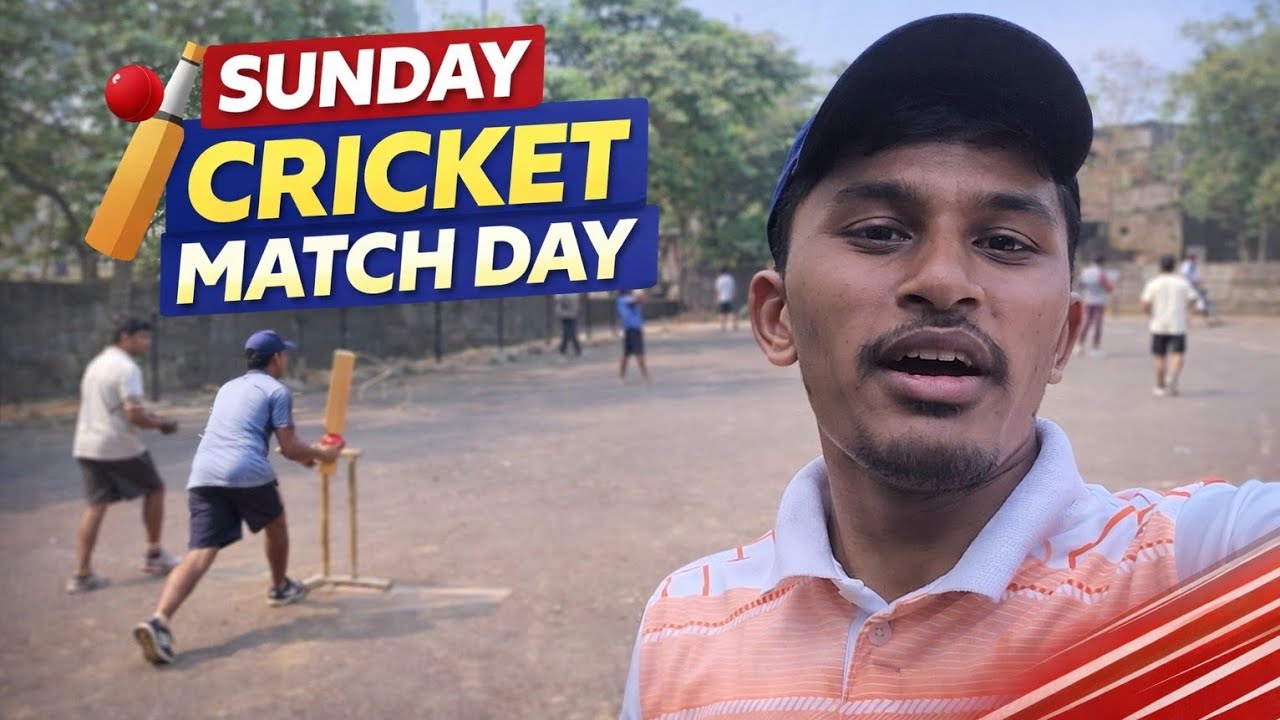 Sunday Match Sunday Box Cricket Match 🏏 | Full Fun मित्रांसोबत धमाल Match vlog - YouTube