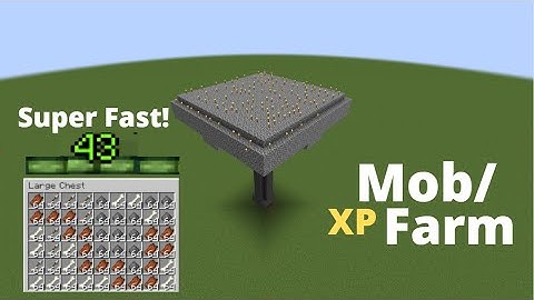 Minecraft: EASY MOB/XP FARM! 1.18.2+ (Without Mob Spawner)