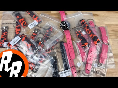 Unboxing StrapHabit FKM straps, can't have too many!