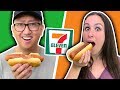 Wrong way vs right way  eating all the 711 food