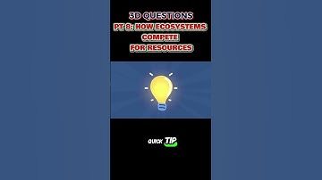 PT 8: 3-D Questions from STEAMspirations: How Ecosystems Compete for Resources 🌳🦁
