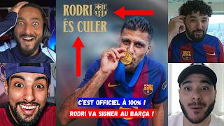 🚨 C’EST OFFICIEL À 100% ✅ RODRI VA SIGNER AU BARÇA ✅