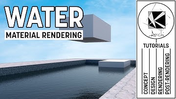 Learn to create Water Material Tutorial - Vray 3.4 sketchup 2016-2017