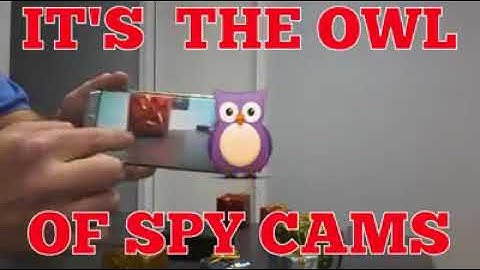 BlackBox Spy Hidden Camera   SpySite - Present Spin