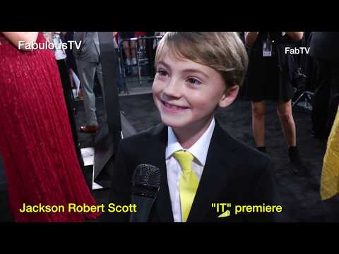 Jackson Robert Scott at the "IT" premiere on FabTV