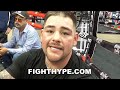 ANDY RUIZ ONLY ADVICE TO TYSON FURY FOR ANTHONY JOSHUA; PREDICTS "HE'S GONNA ACCOMPLISH IT"