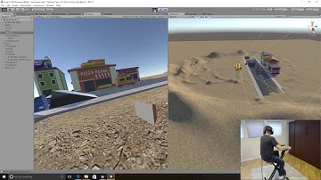 VR biking environment created with VirZOOM SDK in Unity