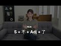 Day 2  Adj + 了