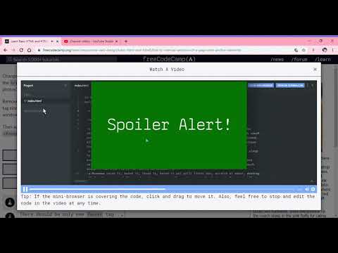 Learn Basic HTML and HTML5  Link to Internal Sections of a Page with Anchor Elements