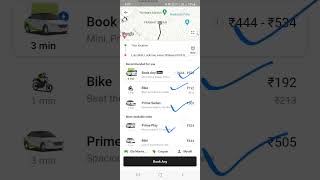 How to book ride on ola cab 🚘 | Ola par ride book kaise kare #shorts screenshot 4